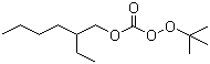 structure of CAS# 34443-12-4, tert-Butylperoxy 2-ethylhexyl carbonate;Trigonox 117