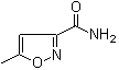 5-Methyl-3-isoxazolecarboxamide molecular structure (CAS 3445-52-1)