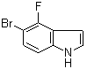 结构式 CAS# 344790-96-1, 5-溴-4-氟-1H-吲哚