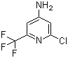 structure of CAS# 34486-22-1, 4-Amino-2-chloro-6-trifluoromethylpyridine;2-Chloro-4-amino-6-(trifluoromethyl)pyridine