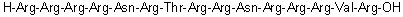 L-Arginyl-L-arginyl-L-arginyl-L-arginyl-L-asparaginyl-L-arginyl-L-threonyl-L-arginyl-L-arginyl-L-asparaginyl-L-arginyl-L-arginyl-L-arginyl-L-valyl-L-arginine molecular structure (CAS 344931-49-3)