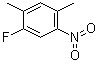 结构式 CAS# 345-22-2, 1-氟-2,4-二甲基-5-硝基苯