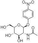 4-Nitrophenyl 2-(acetylamino)-2-deoxy-beta-D-glucopyranoside molecular structure (CAS 3459-18-5)