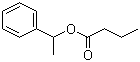 1-Phenylethyl butyrate molecular structure (CAS 3460-44-4)