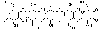 structure of CAS# 34620-76-3, Maltopentaose;Amylopentaose; O-alpha-D-Glucopyranosyl-(1→4)-O-alpha-D-glucopyranosyl-(1→4)-O-alpha-D-glucopyranosyl-(1→4)-O-alpha-D-glucopyranosyl-(1→4)-D-glucose