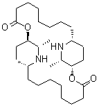 (+)-Carpaine molecular structure (CAS 3463-92-1)