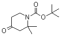 structure of CAS# 346593-03-1, 2,2-Dimethyl-4-oxopiperidine-1-carboxylic acid tert-butyl ester;tert-Butyl 2,2-dimethyl-4-oxopiperidine-1-carboxylate