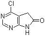 4-Chloro-5H-pyrrolo[2,3-d]pyrimidin-6(7H)-one molecular structure (CAS 346599-63-1)