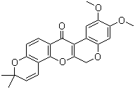 结构式 CAS# 3466-23-7, 去氢鱼藤素
