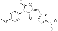 3-(4-Methoxyphenyl)-5-[(5-nitro-2-thienyl)methylene]-2-thioxo-4-thiazolidinone molecular structure (CAS 346640-08-2)
