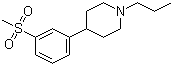 structure of CAS# 346688-38-8, 4-[3-(Methylsulfonyl)phenyl]-1-propylpiperidine