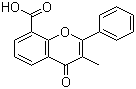 3-Methylflavone-8-carboxylic acid molecular structure (CAS 3468-01-7)