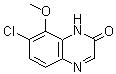 结构式 CAS# 347162-21-4, 7-氯-8-甲氧基-2(1H)-喹喔啉酮
