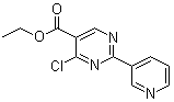 4-Chloro-2-(3-pyridinyl)-5-pyrimidinecarboxylic acid ethyl ester molecular structure (CAS 34775-04-7)