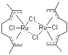 二氯(2,7-二甲基辛-2,6-二烯-1,8-二基)钌二聚物分子结构 (CAS 34801-97-3)