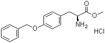 结构式 CAS# 34805-17-9, O-苄基-L-酪氨酸甲酯盐酸盐