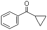 structure of CAS# 3481-02-5, Cyclopropyl phenyl ketone;Benzoylcyclopropane