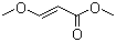 structure of CAS# 34846-90-7, Methyl 3-methoxyacrylate;3-Methoxyacrylic acid methyl ester