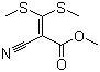 Methyl 3,3-bis(methylthio)-2-cyanoacrylate molecular structure (CAS 3490-92-4)