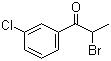 structure of CAS# 34911-51-8, 2-Bromo-3'-chloropropiophenone;2-Bromo-1-(3-chlorophenyl)propan-1-one