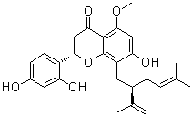 structure of CAS# 34981-26-5, Kurarinon;(-)-Kurarinone; Marini