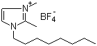 结构式 CAS# 350493-10-6, 1-辛基-2,3-二甲基-1H-咪唑鎓四氟硼酸盐