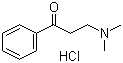 3-(Dimethylamino)propiophenone hydrochloride molecular structure (CAS 3506-36-3)