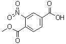 4-Methoxycarbonyl-3-nitrobenzoic acid molecular structure (CAS 35092-89-8)