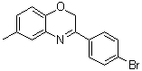 结构式 CAS# 351003-33-3, 3-(4-溴苯基)-6-甲基-2H-1,4-苯并恶嗪