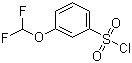 3-(二氟甲氧基)苯磺酰氯分子结构 (CAS 351003-38-8)