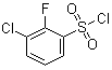 3-Chloro-2-fluorobenzenesulfonyl chloride molecular structure (CAS 351003-48-0)
