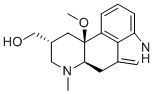 structure of CAS# 35121-60-9, 10-Methoxy-6-methylergoline-8beta-methanol;[(6aR,9R,10aS)-10a-methoxy-7-methyl-4,6,6a,8,9,10-hexahydroindolo[4,3-fg]quinolin-9-yl]methanol