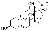 去乙酰蓟萝摩苷元分子结构 (CAS 3513-04-0)