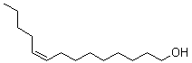 (Z)-9-Tetradecen-1-ol molecular structure (CAS 35153-15-2)
