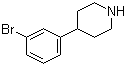 结构式 CAS# 351534-36-6, 4-(3-溴苯基)哌啶