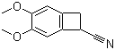 4,5-Dimethoxy-1-cyanobenzocyclobutane molecular structure (CAS 35202-54-1)