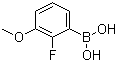 2-Fluoro-3-methoxybenzeneboronic acid molecular structure (CAS 352303-67-4)