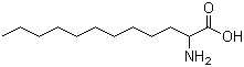 (+/-)-2-氨基十二酸分子结构 (CAS 35237-37-7)