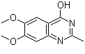structure of CAS# 35241-23-7, 6,7-Dimethoxy-2-methylquinazolin-4-ol;6,7-Dimethoxy-2-methylquinazolin-4(3H)-one; NSC 338200