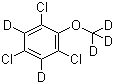 2,4,6-Trichloroanisole-d<sub>5</sub> molecular structure (CAS 352439-08-8)
