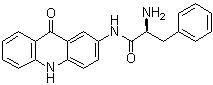 (alphaS)-alpha-Amino-N-(9,10-dihydro-9-oxo-2-acridinyl)benzenepropanamide molecular structure (CAS 352525-09-8)