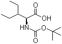 N-[(tert-Butoxy)carbonyl]-3-ethyl-L-norvaline molecular structure (CAS 35264-04-1)