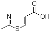 2-Methyl-1,3-thiazole-4-carboxylic acid molecular structure (CAS 35272-15-2)