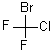 Bromochlorodifluoromethane molecular structure (CAS 353-59-3)