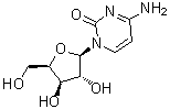 1-(beta-D-Xylofuranosyl)cytosine molecular structure (CAS 3530-56-1)