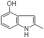 4-羟基-2-甲基吲哚分子结构 (CAS 35320-67-3)