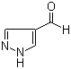 1H-Pyrazole-4-carboxaldehyde molecular structure (CAS 35344-95-7)