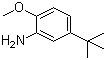 5-tert-Butyl-2-methoxyaniline molecular structure (CAS 3535-88-4)