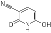 1,2-Dihydro-6-hydroxy-2-oxo-3-pyridinecarbonitrile molecular structure (CAS 35441-10-2)
