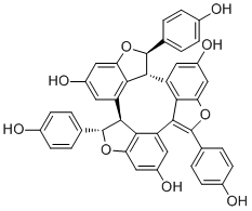 Caraphenol A分子结构 (CAS 354553-35-8)